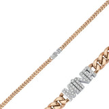 VishowCo Name Bracelet 8mm Cuban Chain Personalized Diamond Name Bracelet