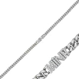 VishowCo Name Bracelet 8mm Cuban Chain Personalized Diamond Name Bracelet