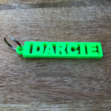 VishowCo Personalized Acrylic Signature Nameplate Keychain
