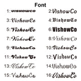 VishowCo Personalized Acrylic Signature Nameplate Keychain