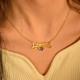 VishowCo Name Necklace Personalized Gift for Mom Birthday