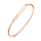 VishowCo Stainless Bangle Personalized Jewellery Gift