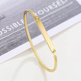 VishowCo Stainless Bangle Personalized Jewellery Gift