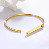 VishowCo Stainless Bangle Personalized Jewellery Gift
