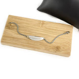 VishowCo Men's Personalized Stainless Steel Bracelet Father's Gift