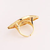 Bohemian Evil Eye Charms Zircon Finger Rings Party Jewelry Women