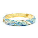 Epoxy Pattern Copper Bracelet for Women