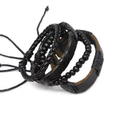 Men's Multilayer Leather Bracelet Punk Wristband