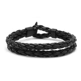 Adjustable Men's Retro Leather Bracelet Wrist Strap Rope