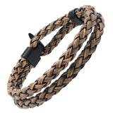Adjustable Men's Retro Leather Bracelet Wrist Strap Rope