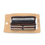 Adjustable Men's Brown Vintage Multilayer Leather Bead Bracelet