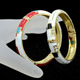Lady Copper Bracelet Geometric Crystal Stone Bracelet