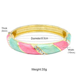 Women's Copper Bracelet with Crystal Stones
