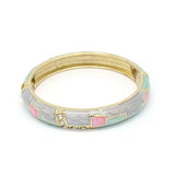 Copper Colourful Bracelet with Crystal Stone for Women