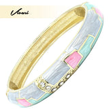 Copper Colourful Bracelet with Crystal Stone for Women