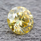 Vivi Yellow Moissanite Stone Pass Diamond Tester