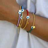 Vlen Evil Eye Charm Bracelet for Women