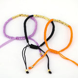 Vlen Ins Braided Bracelet Friendship Rope Jewelry Beads Pulseras Femme