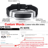 12mm Stainless Steel ID Bangle with Adjustable Silicone Band