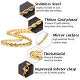 Stainless Steel Rope Chain Necklace 2/3/4/5mm