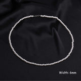 Imitated Pearl Necklace Handmade Choker Collar Gift