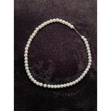 Imitated Pearl Necklace Handmade Choker Collar Gift