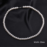 Imitated Pearl Necklace Handmade Choker Collar Gift