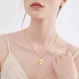 Envelope Necklace Stainless Steel Email Pendant Keepsake