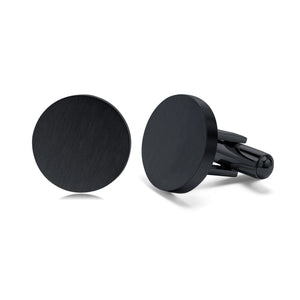 Geometric Cufflinks - Square Round Oval Groomsmen Accessory