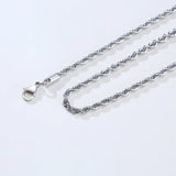 Gothic Rope Chain Necklaces Plated Stainless Steel Choker