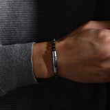6mm Box Chain Bracelet for Men, Stainless Steel Wristband