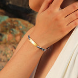 6mm Customized Bracelets for Kids, Unisex Adjustable Rope Wristband