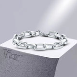 9.2MM Rectangle Chain Steel Bracelet for Men - Birthday Gift for Dad