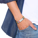 Stainless Steel Mesh Medical ID Bracelet Customize Diabetes