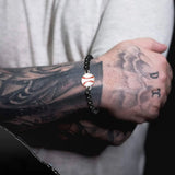 Baseball Charm Bracelets for Men Women, Adjustable Nylon Rope Chain