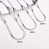 Men's Stainless Steel Snake Chain Necklace 5.6mm Choker Collar Gift