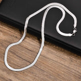 Men's Stainless Steel Snake Chain Necklace 5.6mm Choker Collar Gift