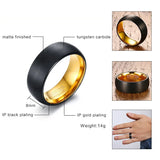 TUNGSTEN CARBIDE Men's Wedding Band 8mm