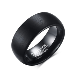 TUNGSTEN CARBIDE Men's Wedding Band 8mm