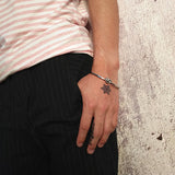 Candid Style Stainless Steel Knot Bangle Bracelet for Women