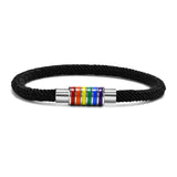 Casual Rope Chain Bracelets with Rainbow Clasp