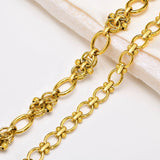 Women Link Chain Bracelet, Waterproof Stainless Steel Wristband