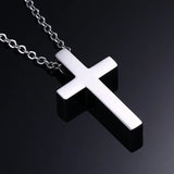 Cross Prayer Necklace Stainless Steel Lucky Jewelry