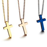 Cross Prayer Necklace Stainless Steel Lucky Jewelry