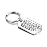 Stainless Steel Keychain for Men Love Expression Gift