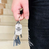 Stainless Steel Keychain for Men Love Expression Gift