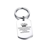 Stainless Steel Keychain for Men Love Expression Gift