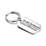 Stainless Steel Keychain for Men Love Expression Gift