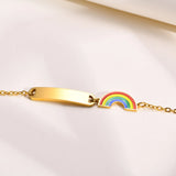 Engraved Name Date Baby Bracelet for Newborns