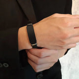 Stainless Steel Bangle Bracelet for Men